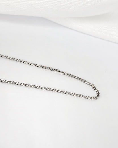 Chaîne Or Gris 18 carats "Cora" - Elliade Paris