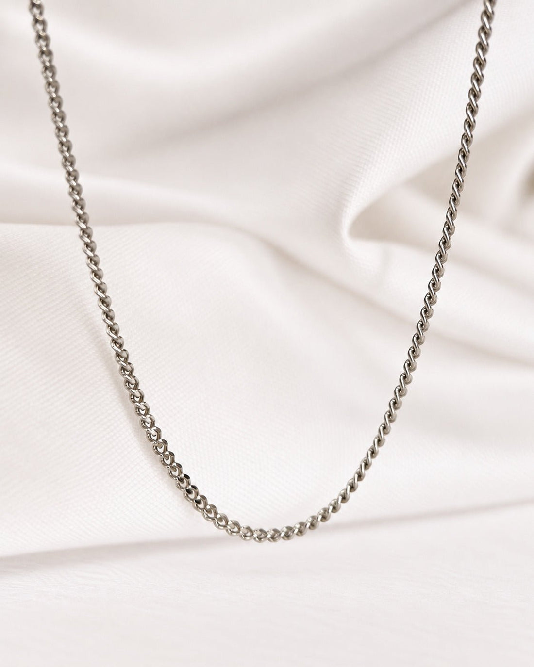 Chaîne Or Gris 18 carats "Lydie" - Elliade Paris