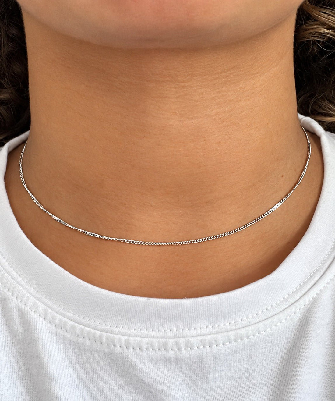 Chaîne Or Gris 18 carats "Lydie" - Elliade Paris