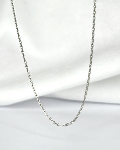 Chaine Or Gris 18 carats "Pauline" - Elliade Paris