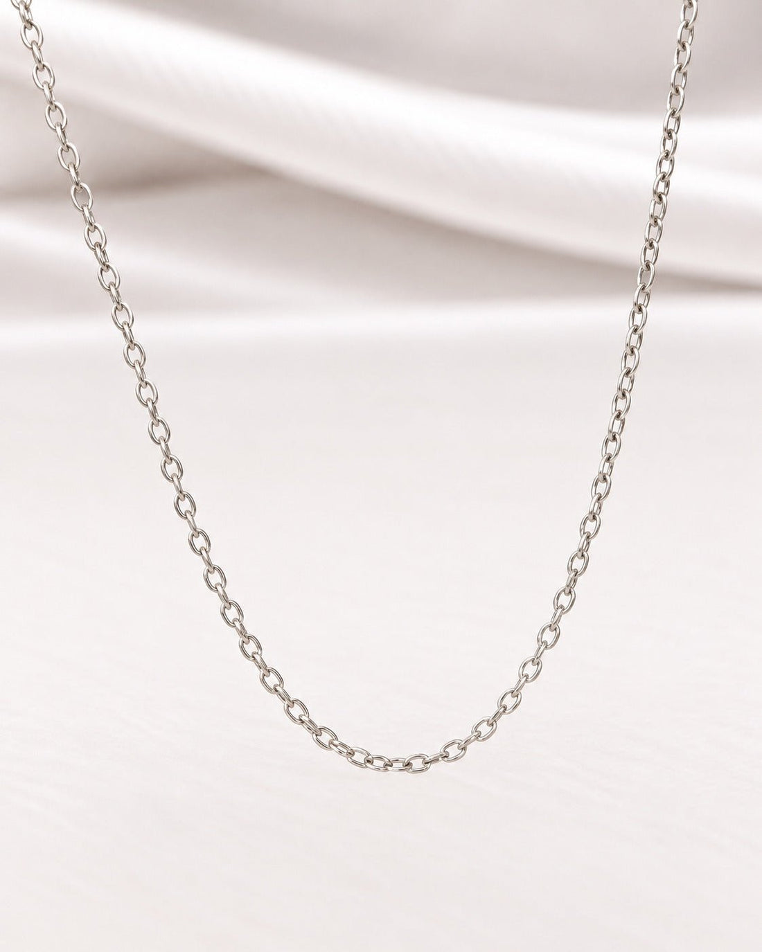 Chaîne Or Gris 18 carats "Rania" - Elliade Paris