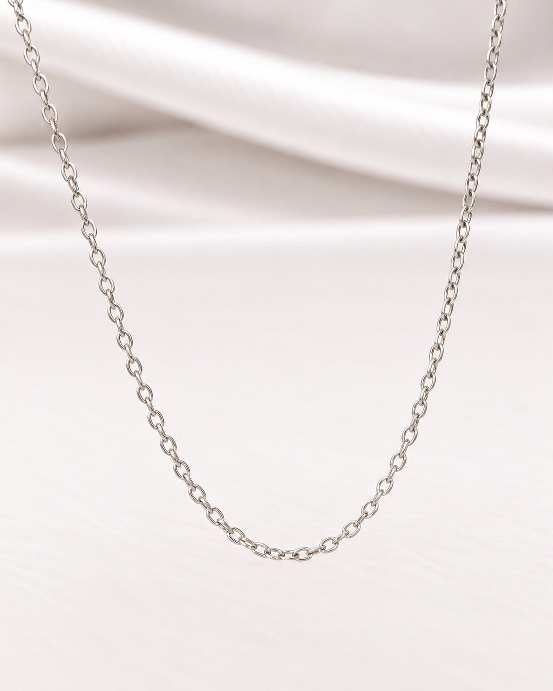 Chaîne Or Gris 18 carats "Rania" - Elliade Paris
