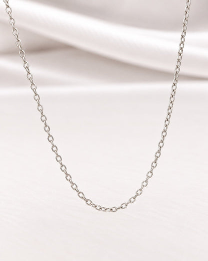 Chaîne Or Gris 18 carats "Rania" - Elliade Paris