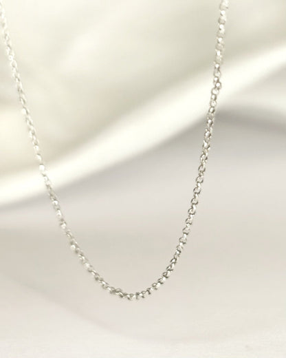 Chaîne Or Gris 18 carats "Réjane" - Elliade Paris