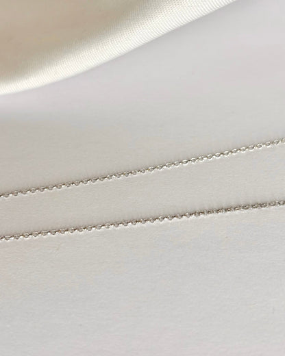 Chaîne Or Gris 18 carats "Réjane" - Elliade Paris