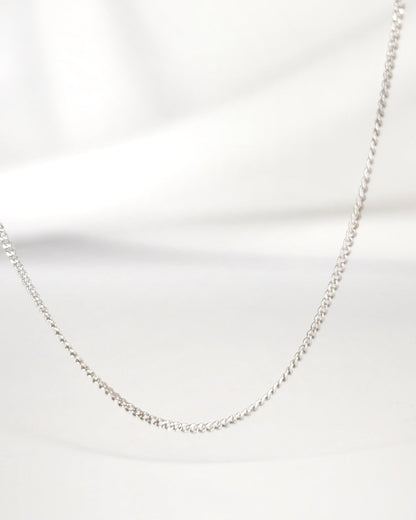 Chaîne Or Gris 18 carats "Zoé" - Elliade Paris