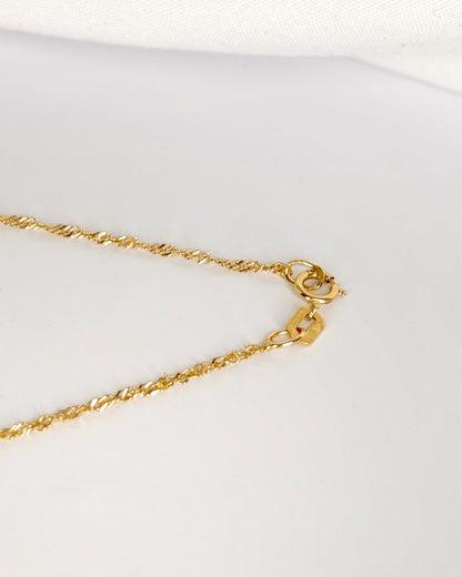 Chaine Or Jaune 18 carats "Germaine" - Elliade Paris