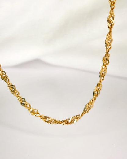 Chaîne Or jaune 6,1g "Catherine" - Elliade Paris