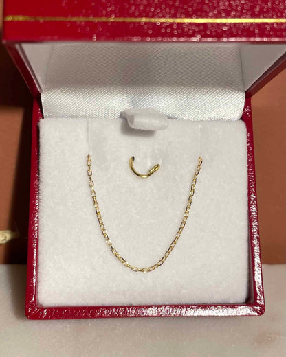 Chaîne Vintage en or jaune 18 carats &quot;Bethany&quot;