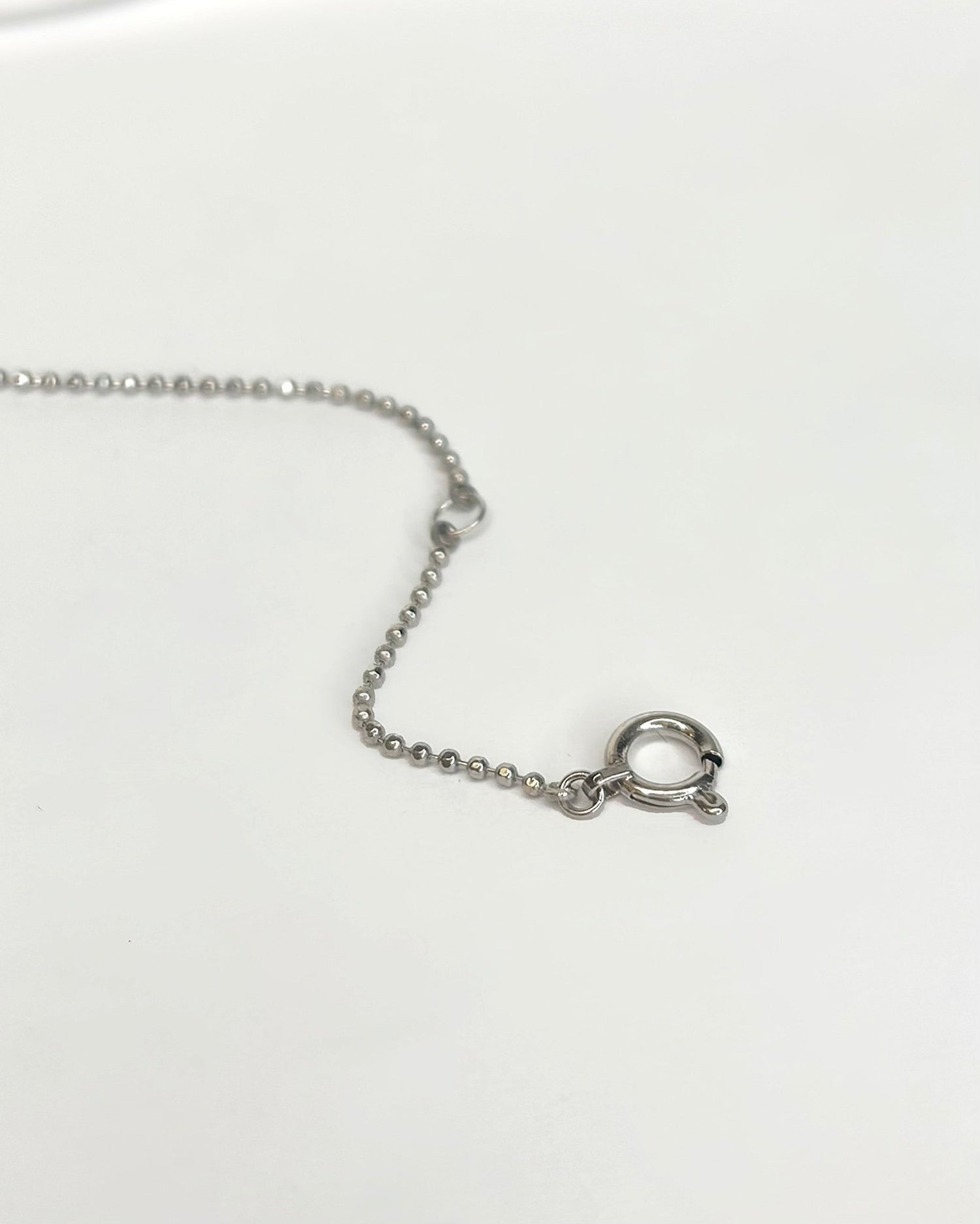 Chaîne Platine 40cm "Fleur" - Elliade Paris