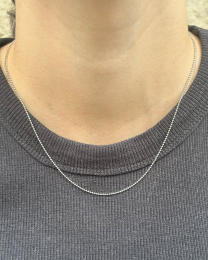 Chaîne Platine 40cm "Fleur" - Elliade Paris