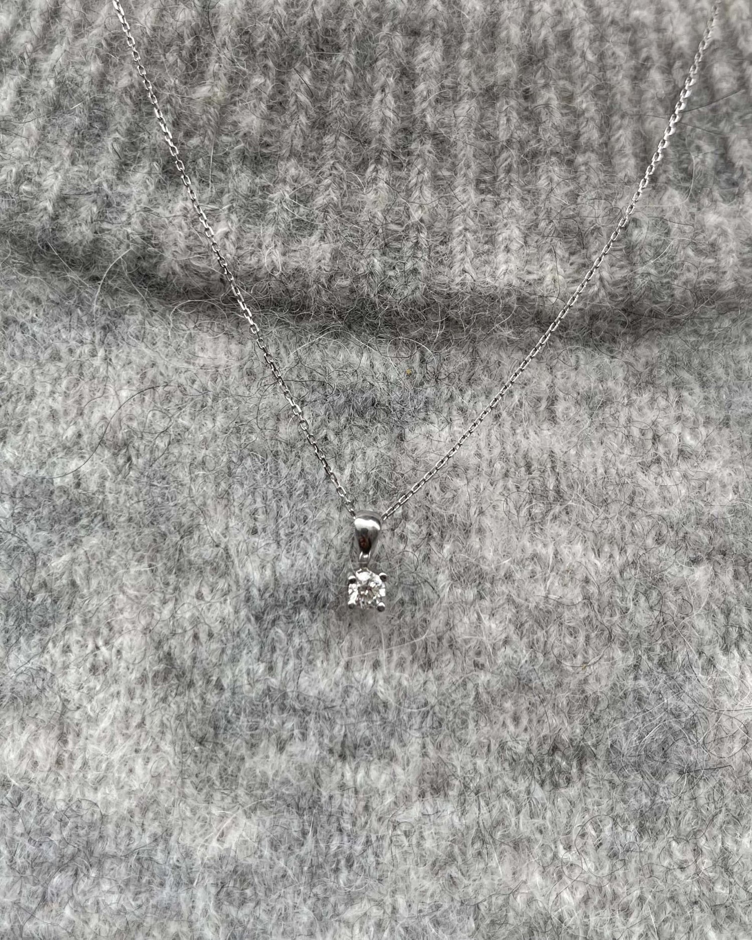 Chaîne Vintage Or Gris 18 Carats &quot;Ilia&quot; - Elliade Paris