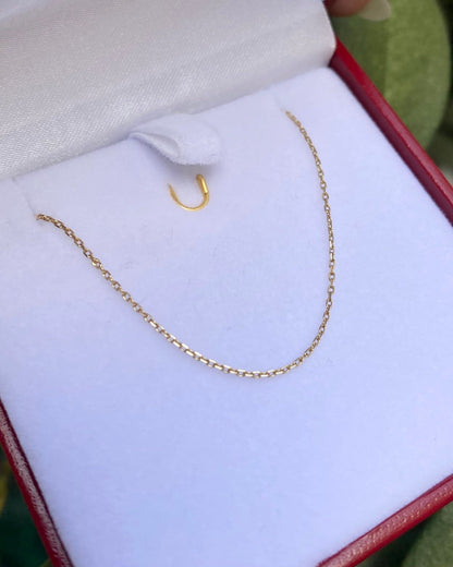Chaîne Vintage Or Jaune 18 Carats &quot;Lina&quot; - Elliade Paris