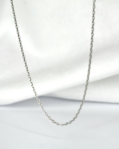 Cadena Oro Gris 18 quilates "Pauline"
