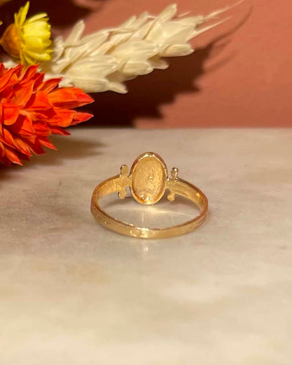 18-carat Gold Pinky Signet Ring &quot;Gina&quot;
