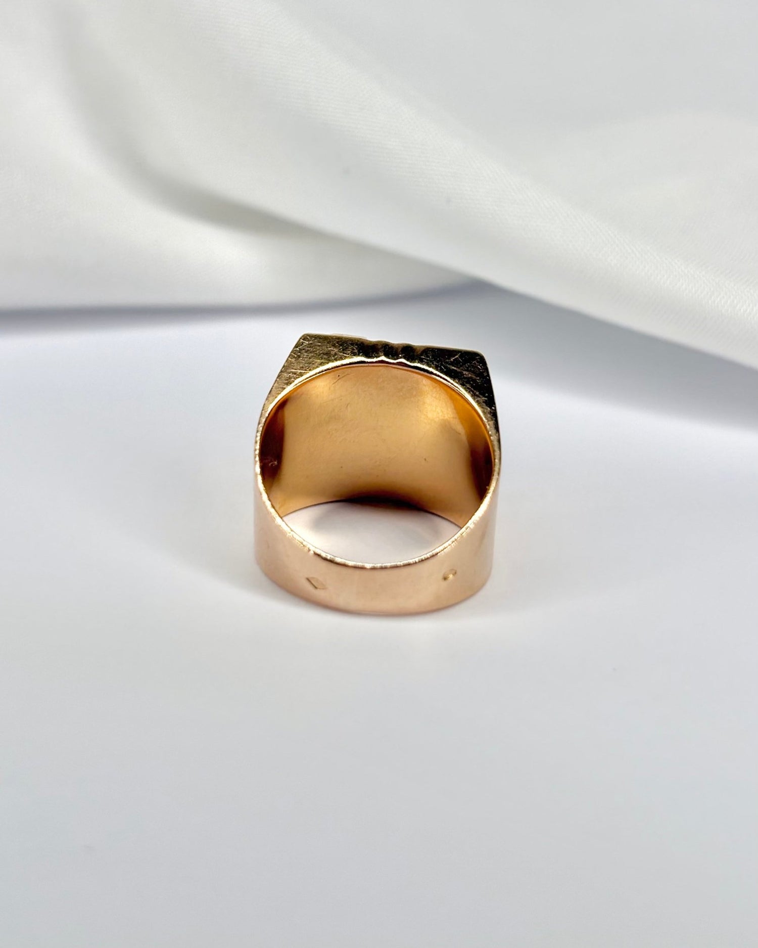 Chevalière Chrysoprase &amp; Or 18 carats 5,52g &quot;Tyam&quot; - Elliade Paris