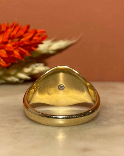 Chevalière Étoilé Diamant &quot;Asma&quot; - Elliade Paris