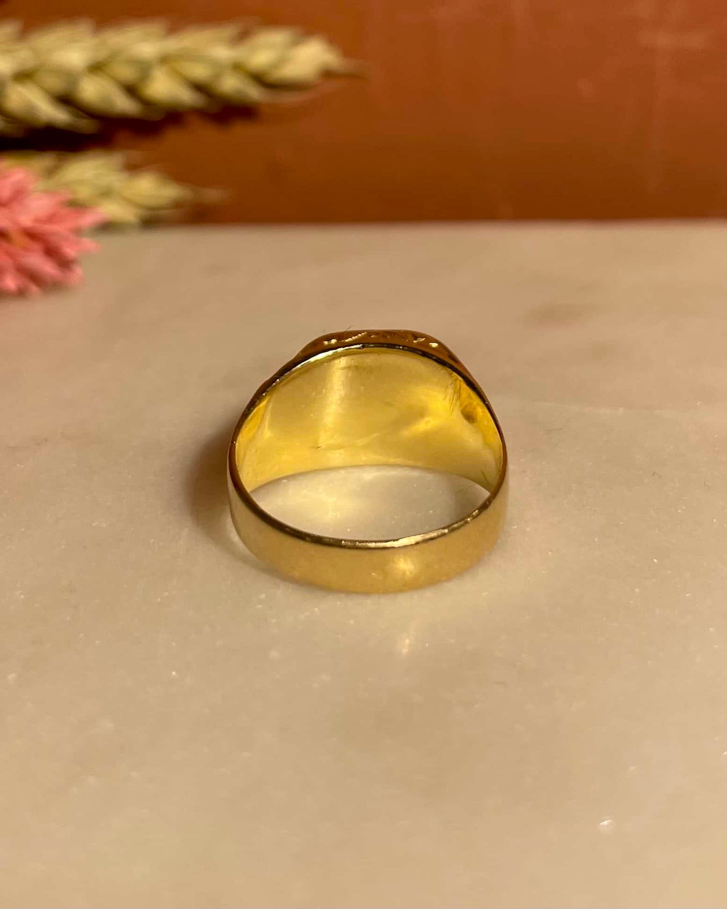 Chevalière Grenat 0.70 carat &quot;Méloé&quot; - Elliade Paris