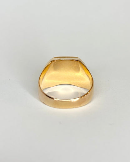 Chevalière Onyx &amp; Or 4,42g &quot;Loïs&quot; - Elliade Paris