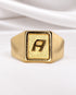 Chevalière Or Jaune 18 carats 2,69g "Alphonse" - Elliade Paris