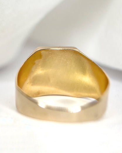 Chevalière Or Jaune 18 carats 2,69g "Alphonse" - Elliade Paris
