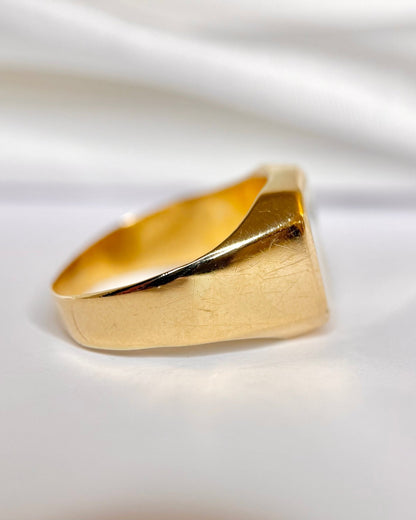 Chevalière Or Jaune 18 carats 4,08g "Jordan" - Elliade Paris
