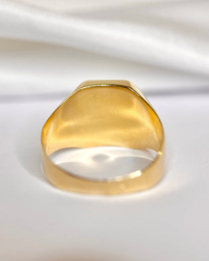 Chevalière Or Jaune 18 carats 4,08g "Jordan" - Elliade Paris