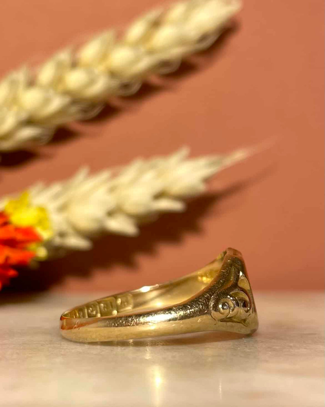 Chevalière Vintage Or 18 carats "Suzie" - Elliade Paris