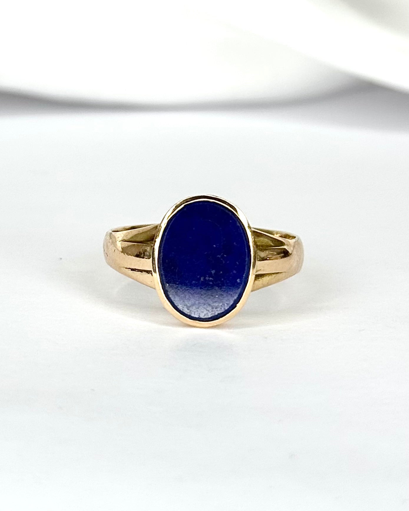Bague Chevalière Lapis-Lazuli "Priscille"