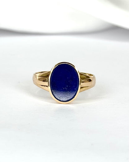 Bague Chevalière Lapis-Lazuli "Priscille"