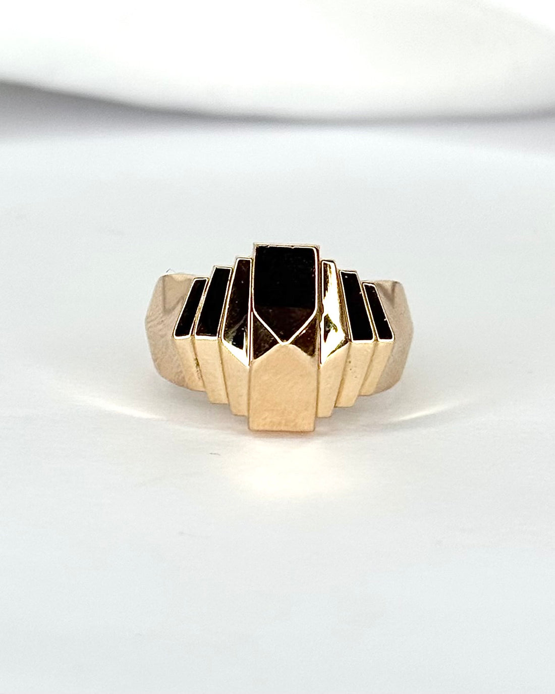 Bague Tank Or Jaune 6.33g "Malika"