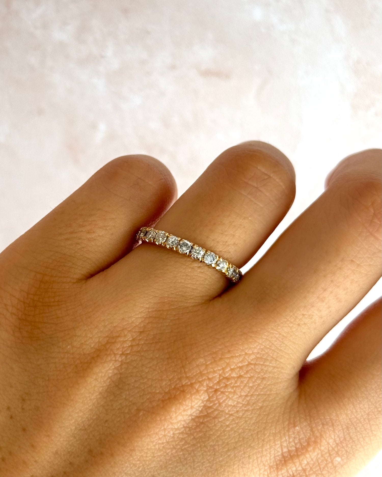 Demi-Alliance Diamants 1.05 carat "Garance"
