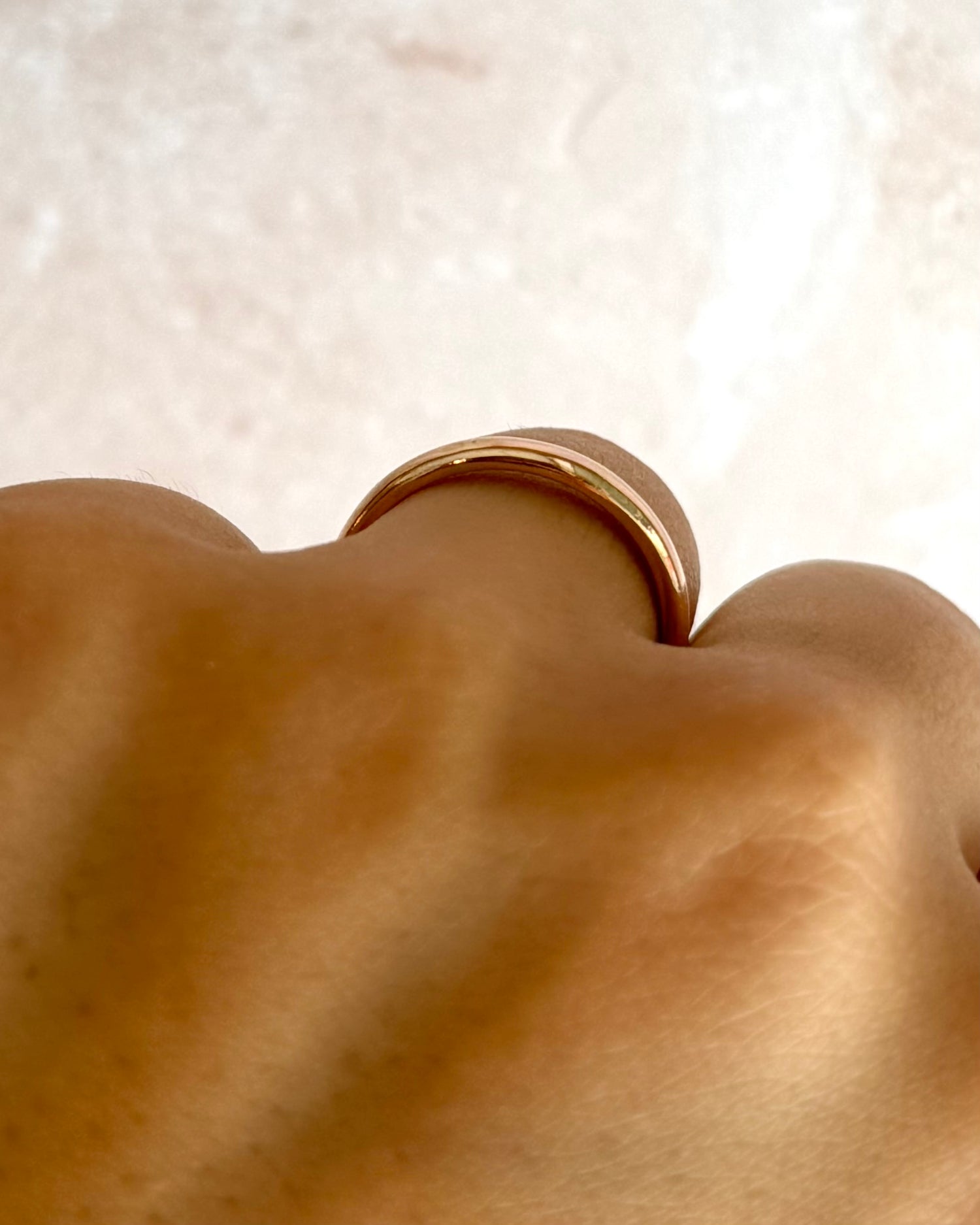 18-carat Rose Gold Alliance 2.8 mm "Délia"