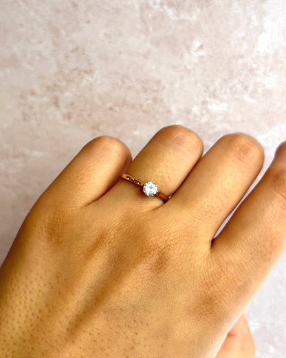 Bague Solitaire Diamant 0.25 carat "Emy"
