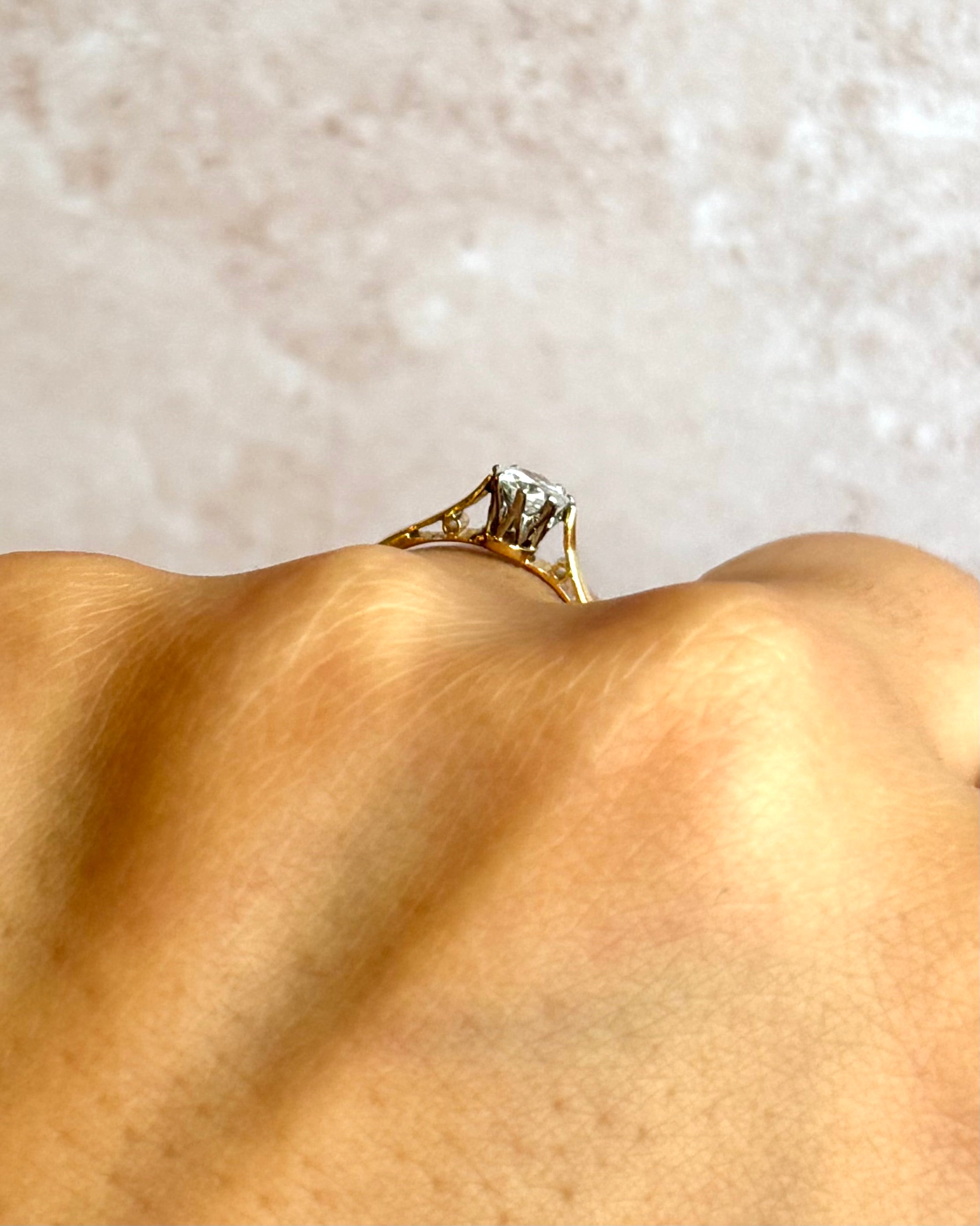 Bague Solitaire Diamant 0.25 carat "Emy"