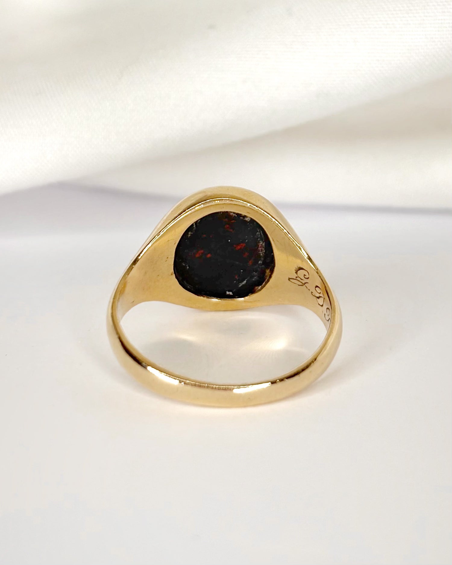 Bague Chevalière Jaspe Sanguin "Marien"