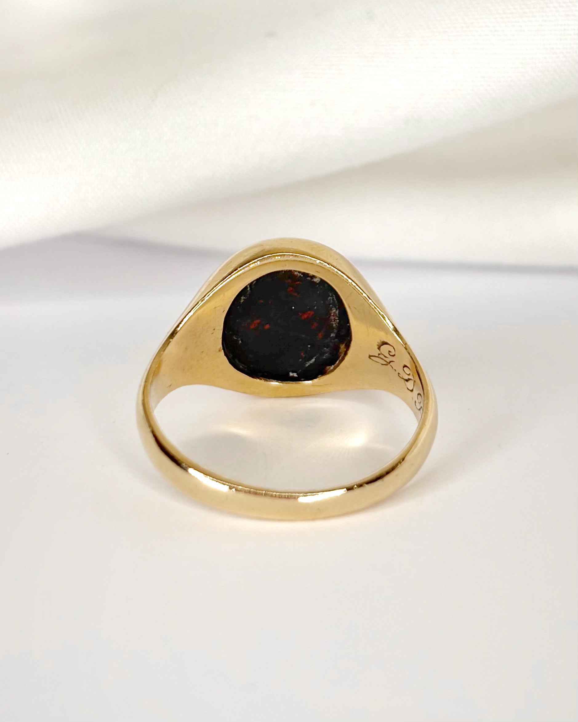 Bague Chevalière Jaspe Sanguin "Marien"