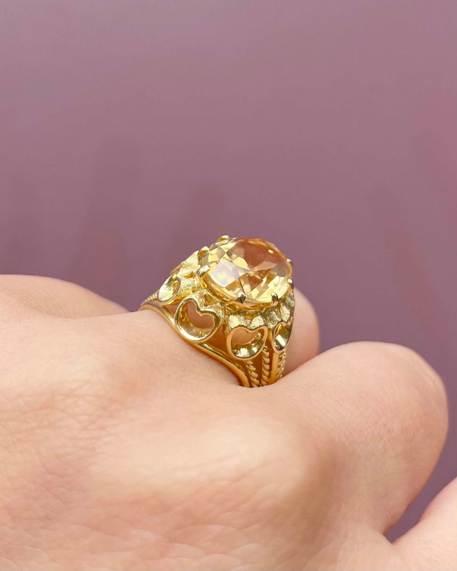 Bague Cocktail Citrine 5.50 carats &quot;Garance&quot;