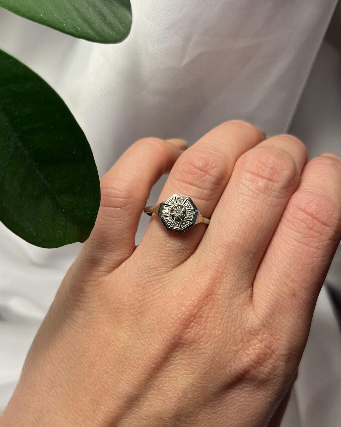 Bague art déco diamants &quot;Claire&quot;