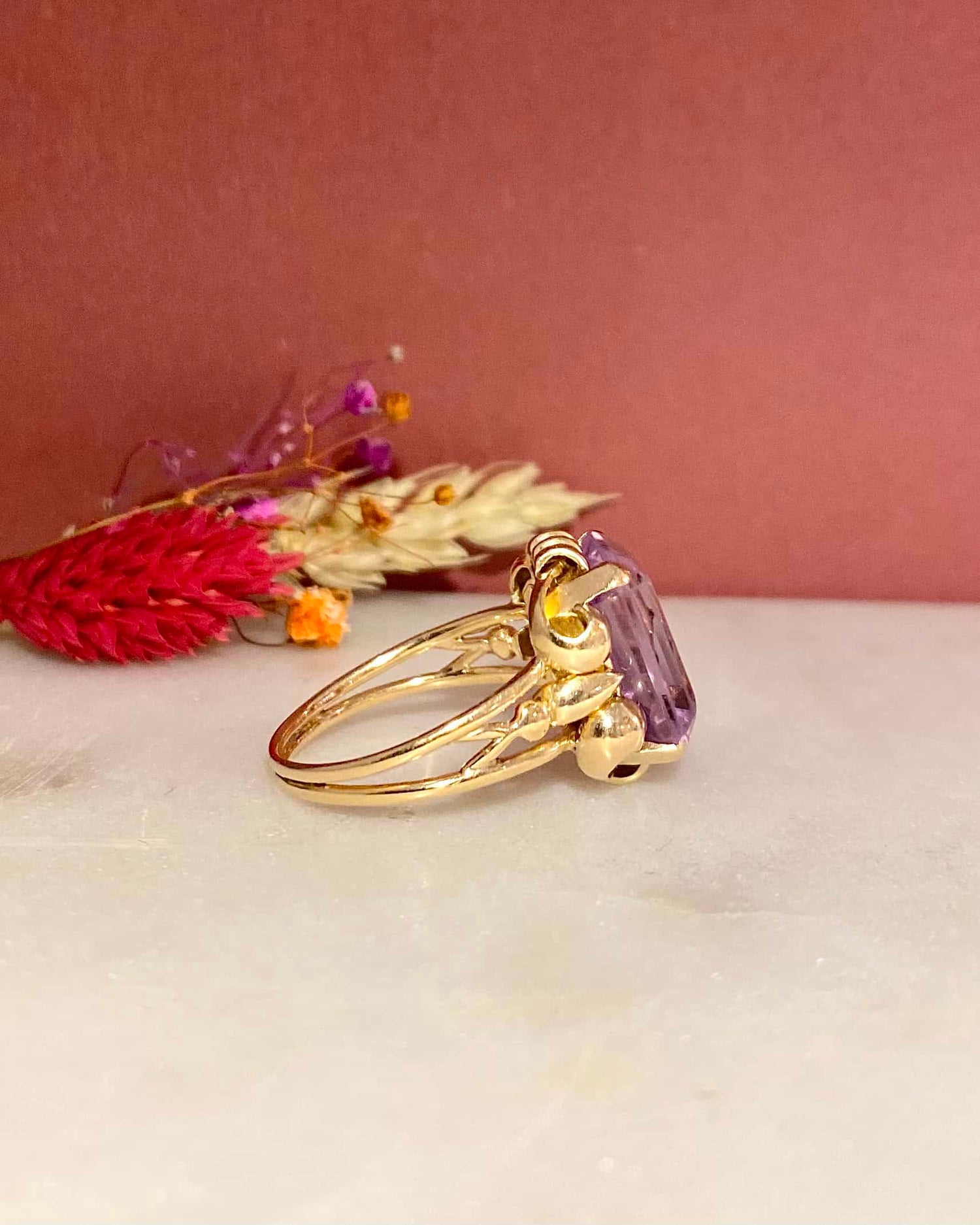 7.90 Carat Amethyst Cocktail Ring &quot;Arthémis&quot;