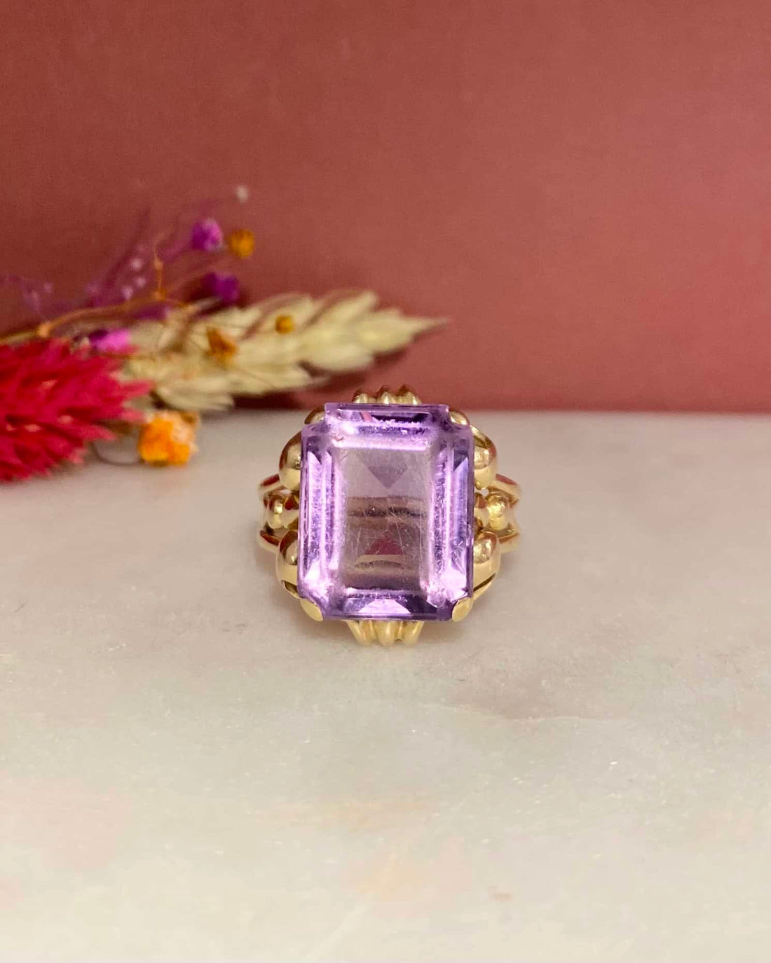 7.90 Carat Amethyst Cocktail Ring &quot;Arthémis&quot;