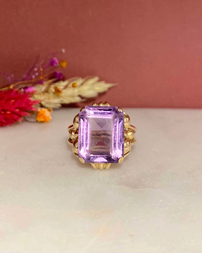 7.90 Carat Amethyst Cocktail Ring &quot;Arthémis&quot;