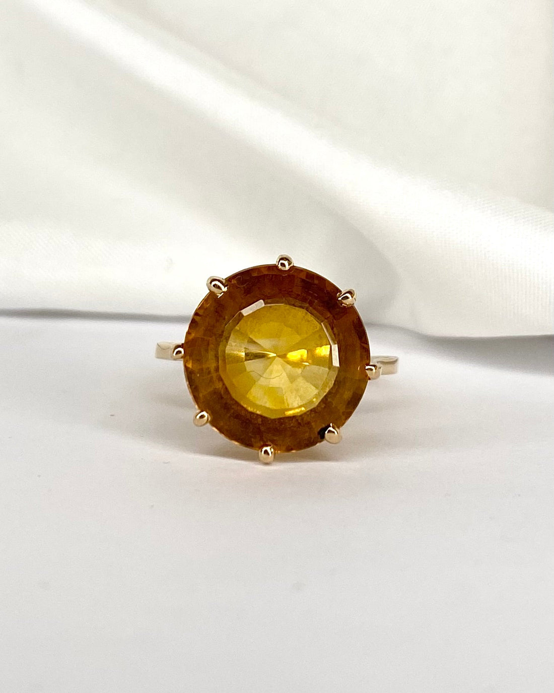 Cocktail Citrine 8.65 carats &quot;Léna&quot; - Elliade Paris