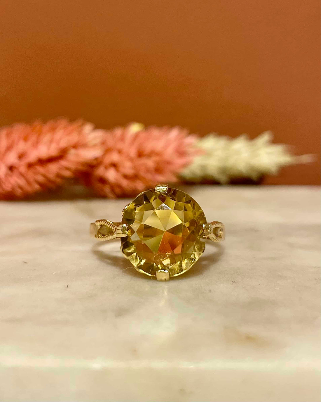 Bague Cocktail Citrine 4.40 carats &quot;Saydee&quot;