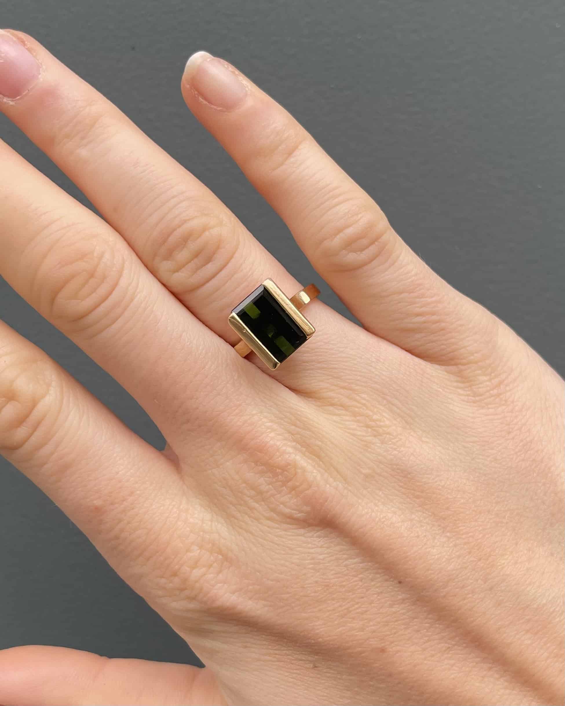 "Anora" 4.50 Carat Tourmaline Cocktail Ring