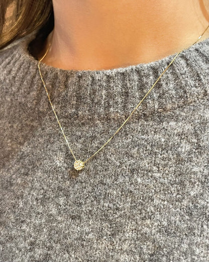 Collier 7 Diamants vintage &quot;Victorya&quot; - Elliade Paris