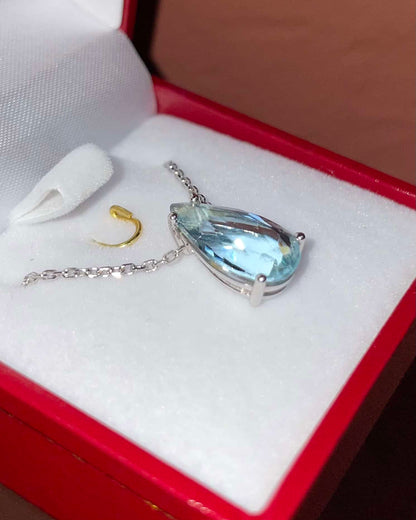 3 Carat Aquamarine Necklace &quot;Mariana&quot;