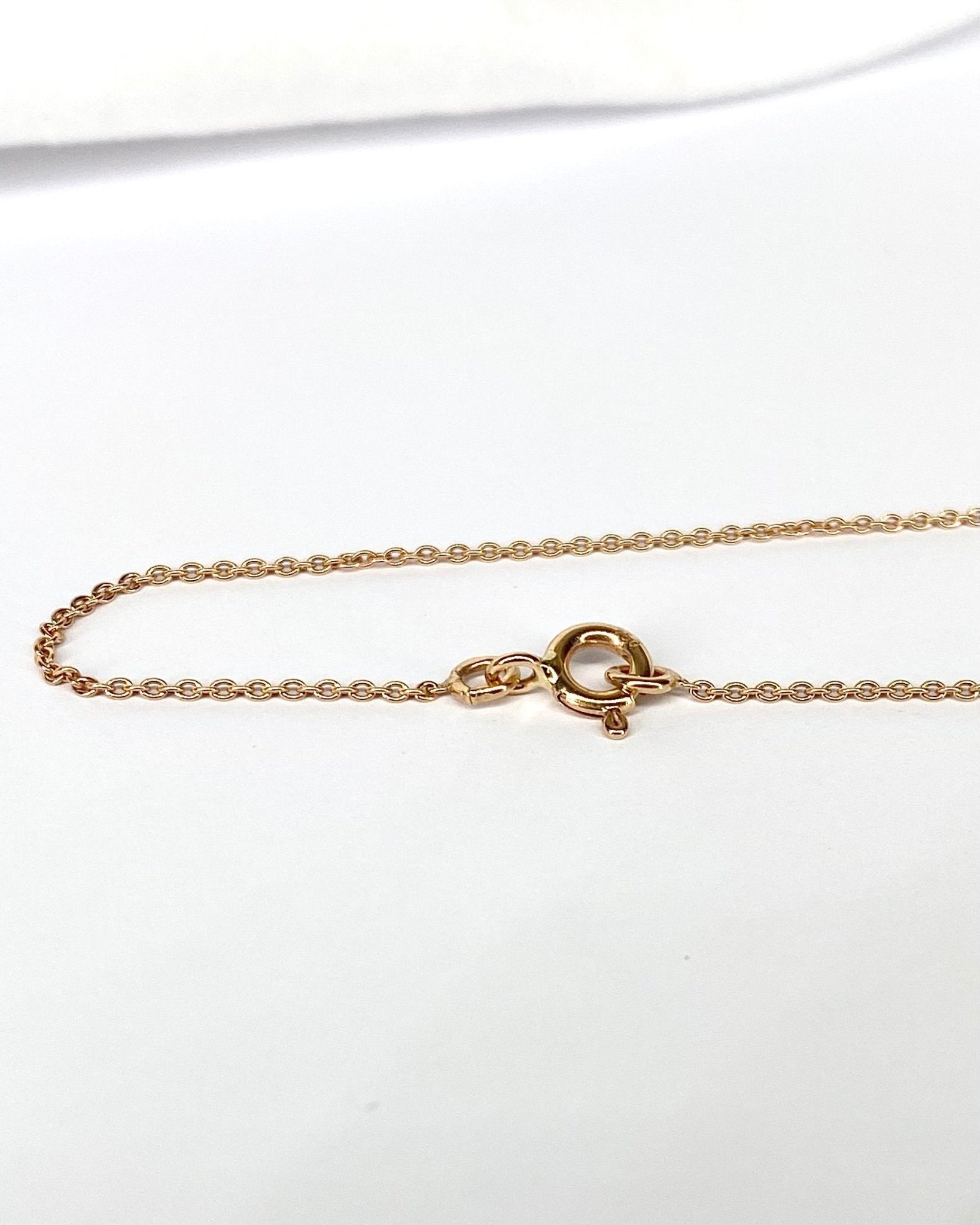 Collier Citrine 0.46 carat &amp; Or Rose 2,26g "Alexandra" - Elliade Paris