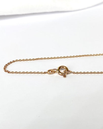 Collier Citrine 0.46 carat &amp; Or Rose 2,26g "Alexandra" - Elliade Paris