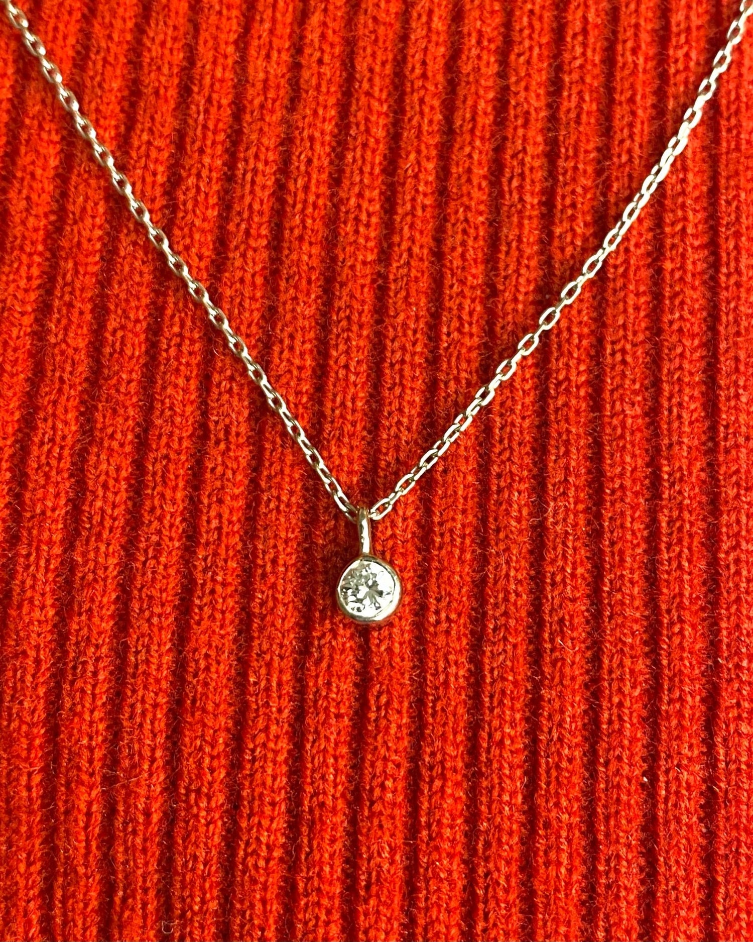 Collier Diamant 0.10 carat "Tyla" - Elliade Paris